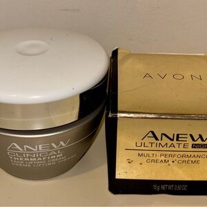 Avon Anew Clinical ThermaFirm Cream - Silver, White, Gold